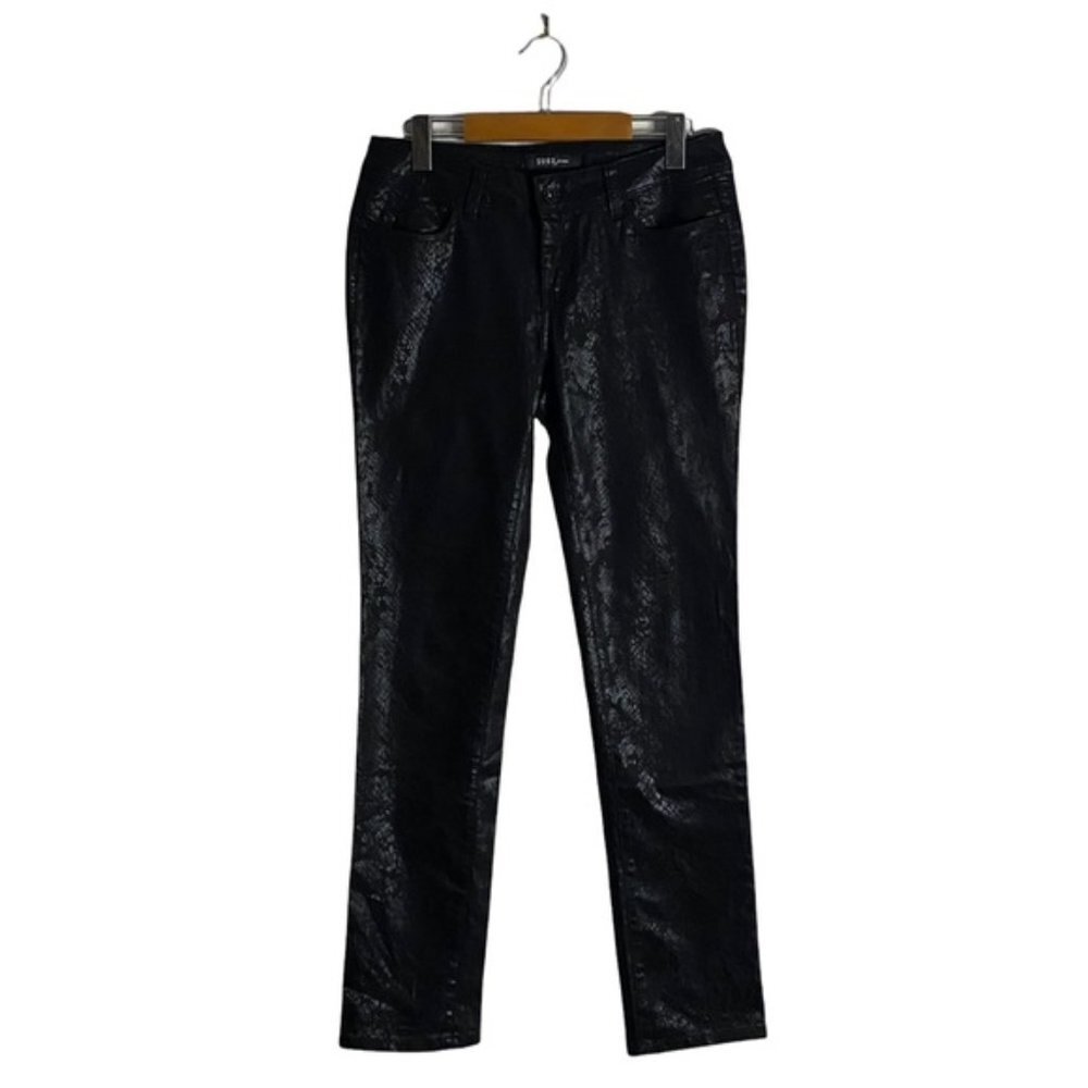 Suko Jeans Women's Black Patterned Jeans